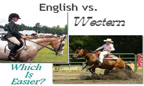 English and Western riding